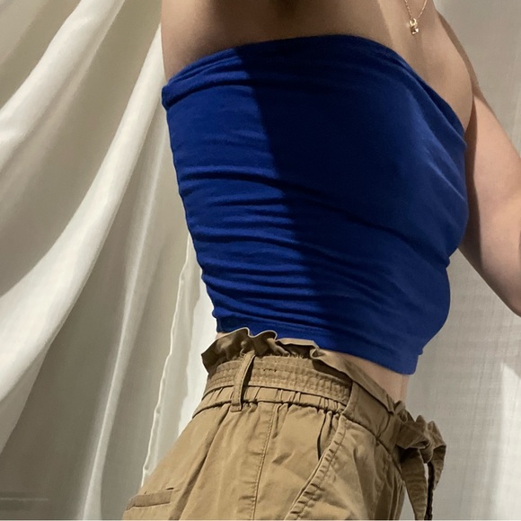 Electric Blue Tube Top - Picture 3 of 7